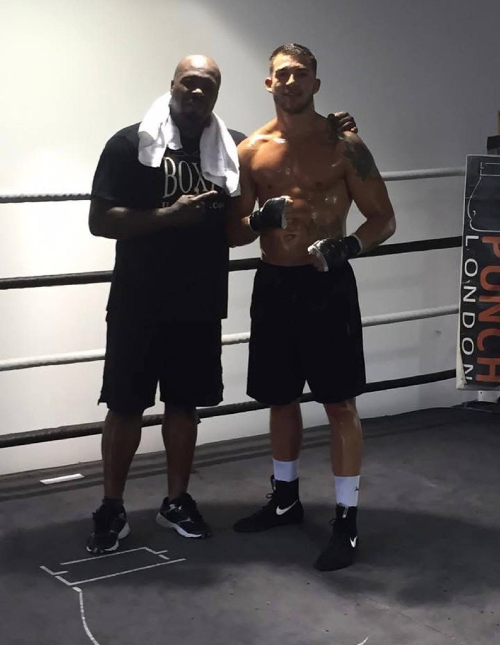 Simon Johnson with Don Charles