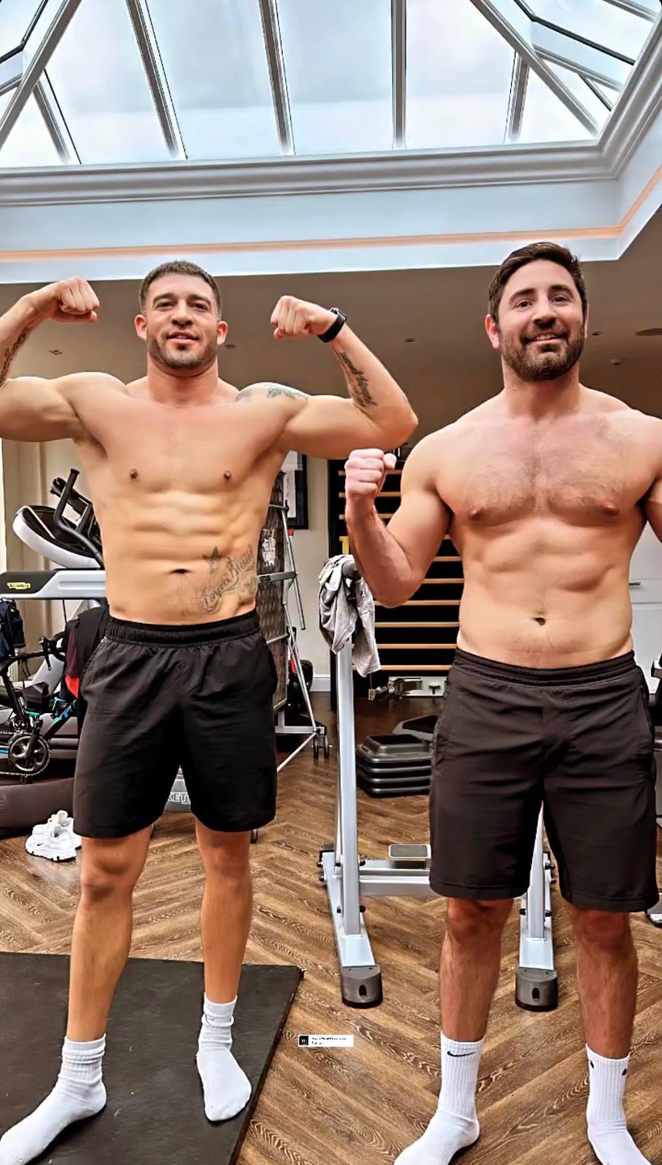 Simon Johnson with Frank Buglioni